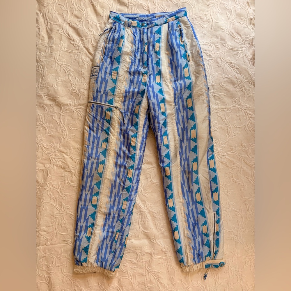 Vintage Ellesse 90s thermal ski pants